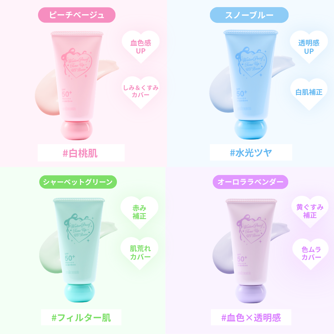 ミニュム ウォータープルーフ トーンアップUVベース